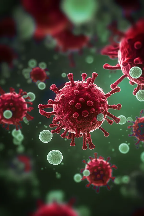 Post-Covid-Treatment A 3D illustration of the covid virus. Get post-covid treatment from Better Life Carolinas of Mount Pleasant in Charleston Metro.